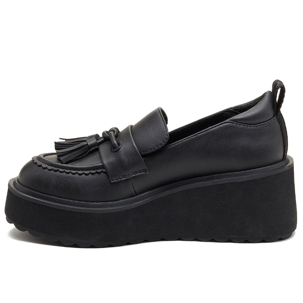 🆕️👞Rocket Dog Harper Women's Platform Loafers - Black, Sz 9 - Picture 4 of 10